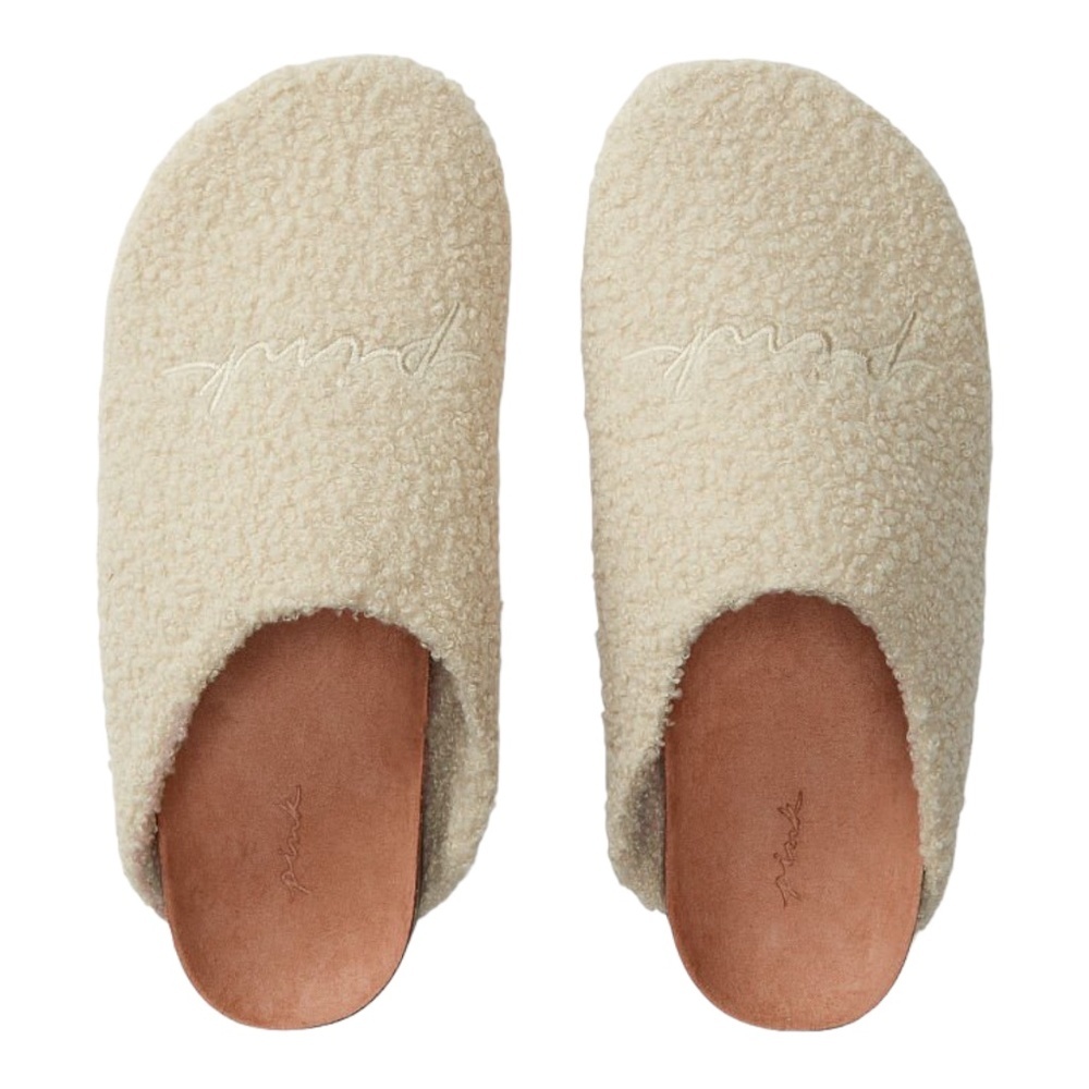 PINK COZY-PLUSH CLOGS SLIPPERS Style: 26561944 Beige/Off White Sizes Various